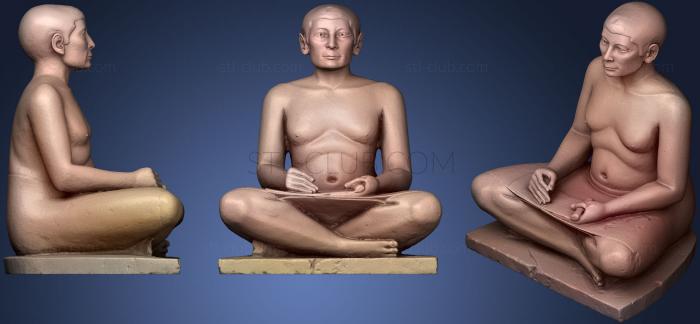 3D модель Сидящий Писец (STL)